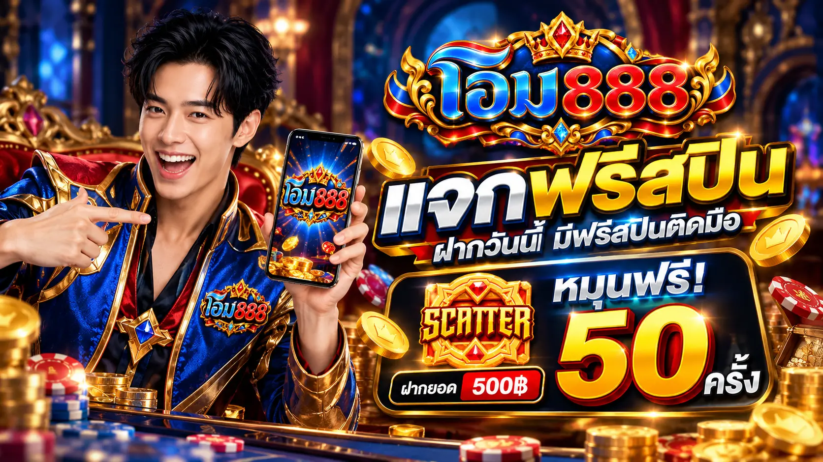 โอม888 โปรฝาก500